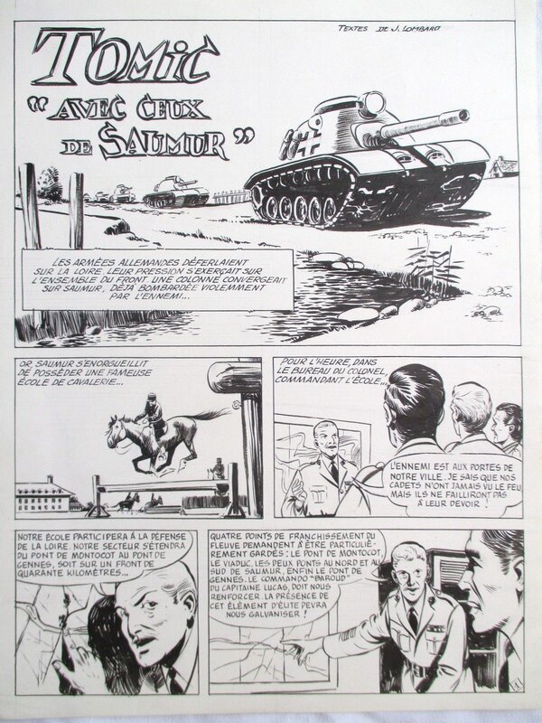 Claude-Henri Juillard, Avec ceux de Saumur - Tomic - Comic Strip