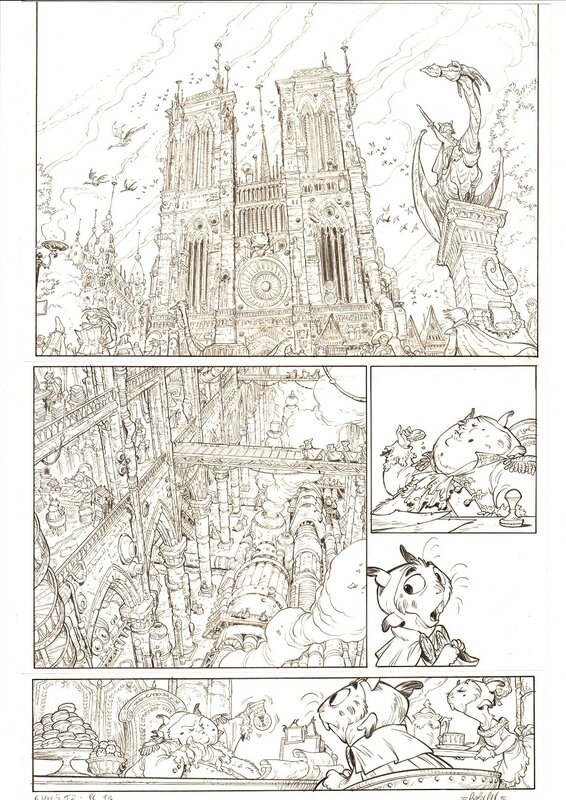 Alessandro Barbucci, Scotch Arleston, Ekho - Tome 2, planche 13 - Planche originale