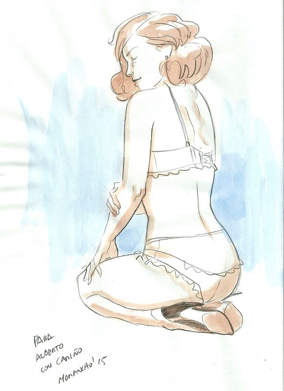 Sara Lone (Pin Up) by David Morancho - Sketch