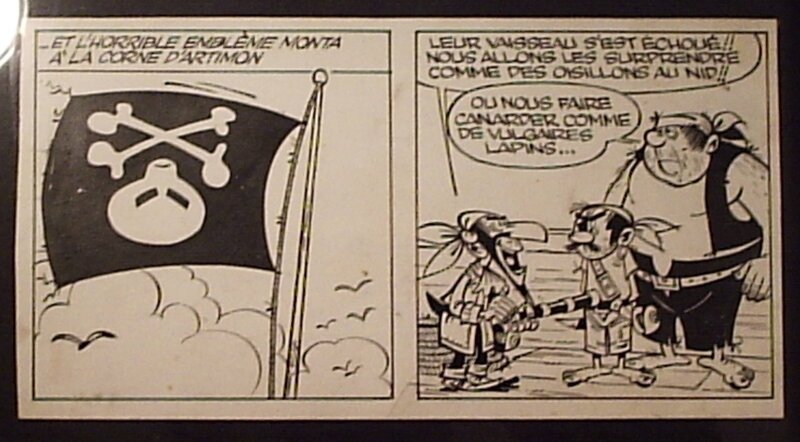 Marcel Remacle, Vicq, Le Vieux Nick et Barbe Noire n° 4, « L'Ile de la Main ouverte », 1960. - Comic Strip