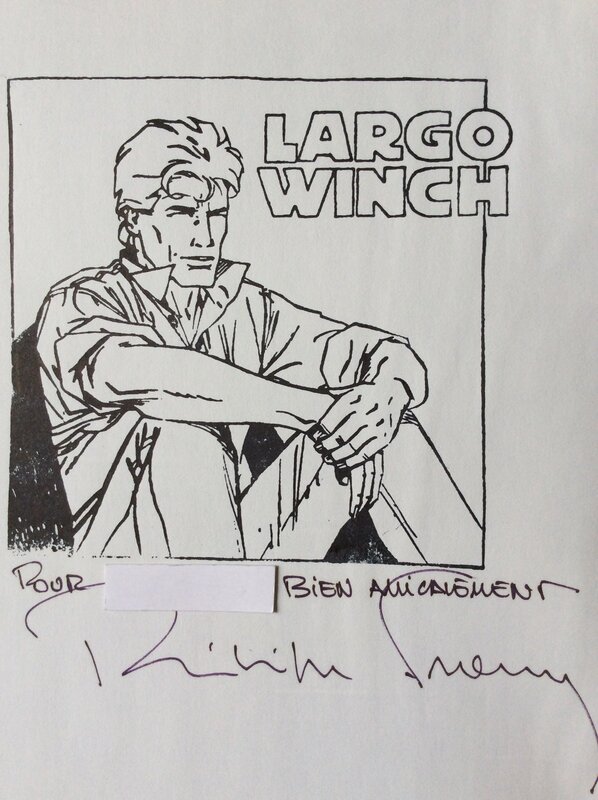 Largo Winch by Philippe Francq - Sketch