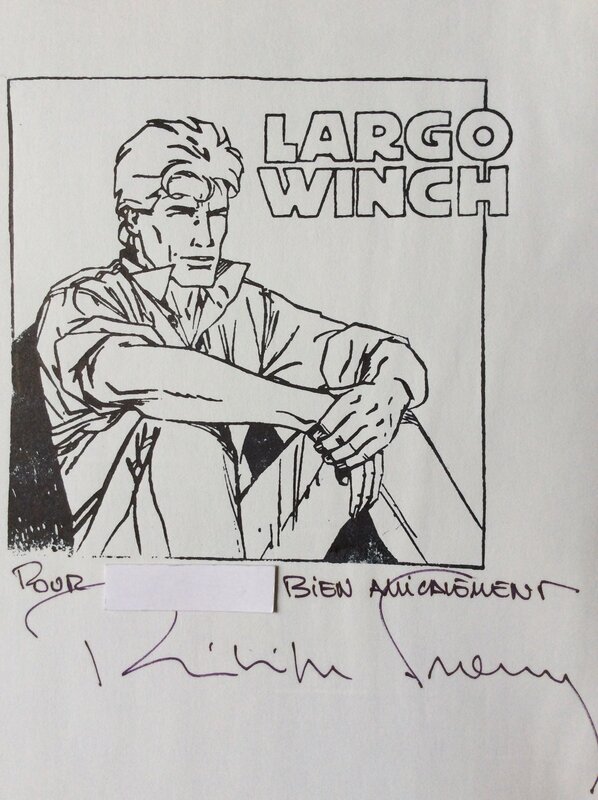 Largo Winch par Philippe Francq - Dédicace