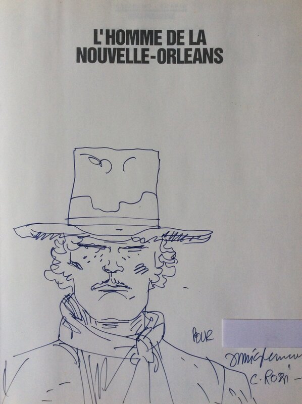 Christian Rossi, Jean Giraud, Jim Cutlass - Christian - Sketch