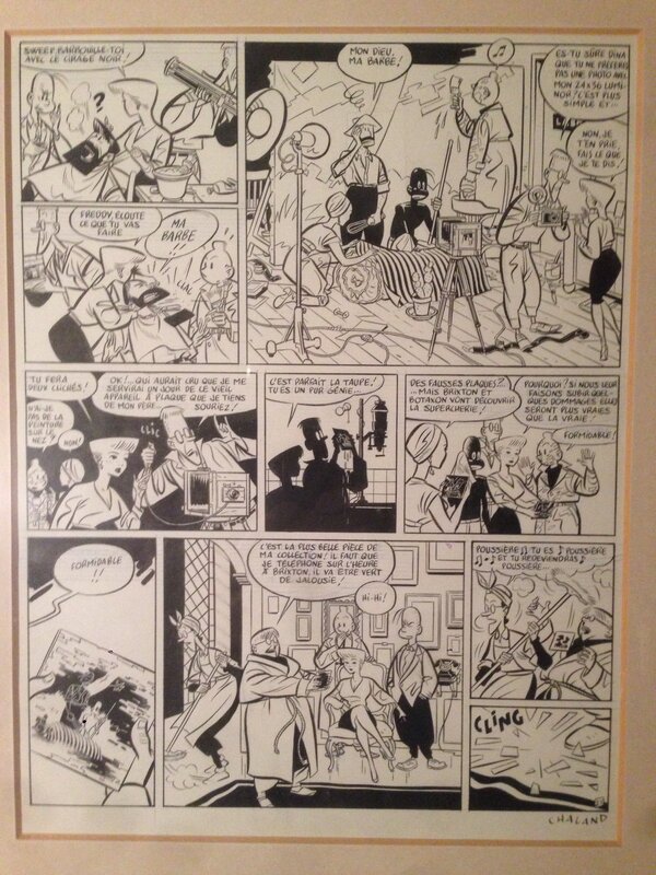 Yves Chaland, Freddy Lombard - Cimetiere des elephants - Comic Strip