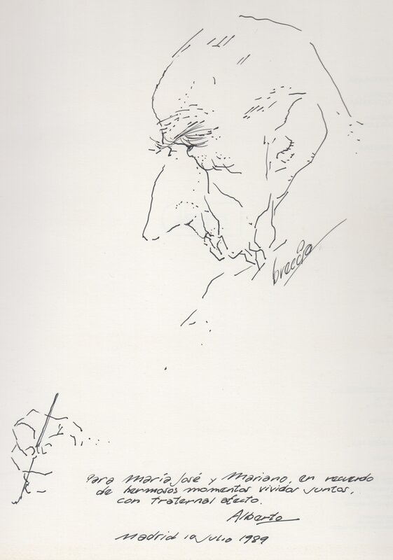 El Viejo. by Alberto Breccia - Sketch