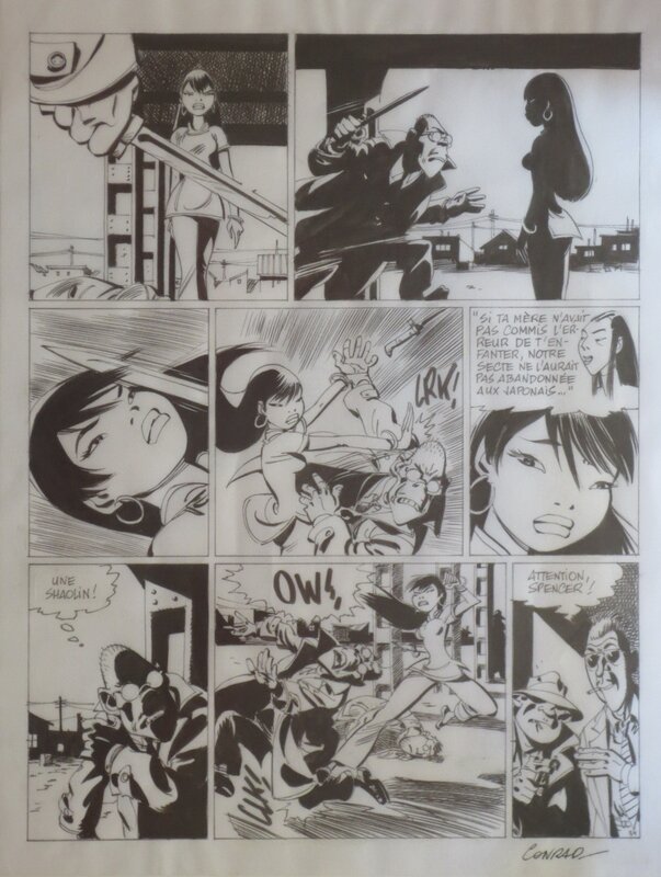 Didier Conrad, Tigresse Blanche T3 p34 - Planche originale