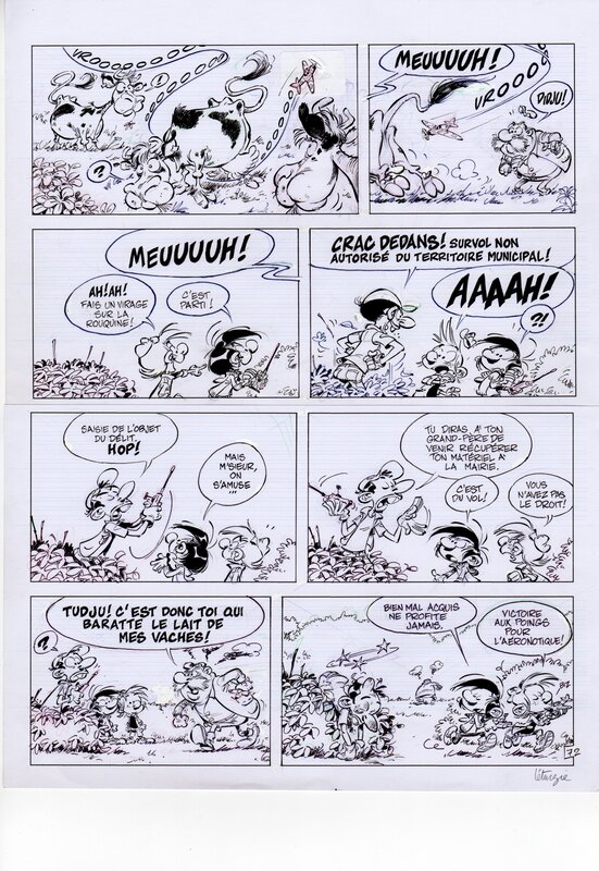 Gastoon par Simon Léturgie - Planche originale