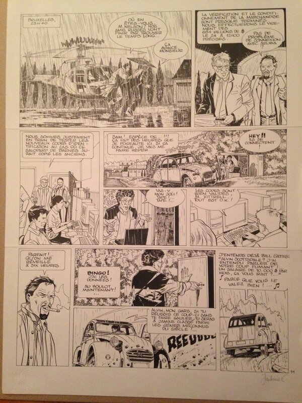 Sam BRACKEN / ROUGE COMBAT / Planche 11 (Philippe Jarbinet) - Comic Strip