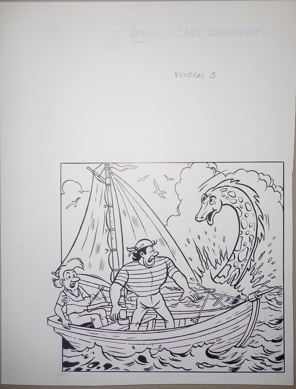 Studio Vandersteen, Jerom 3 - Het spookschip - Couverture originale