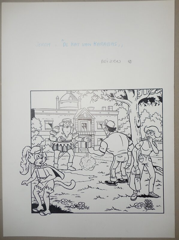 Studio Vandersteen, Jerom 9 - De kat van Karabas - Original Cover