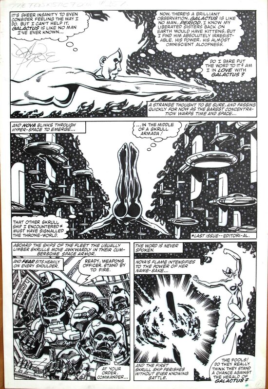 Fantastic Four #257 par John Byrne - Planche originale