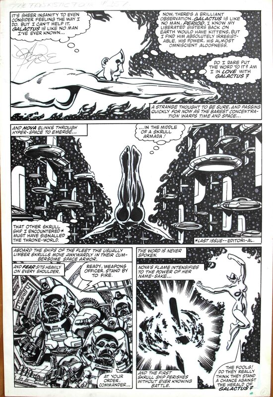 John Byrne, 1983 - Fantastic Four #257 - Planche originale