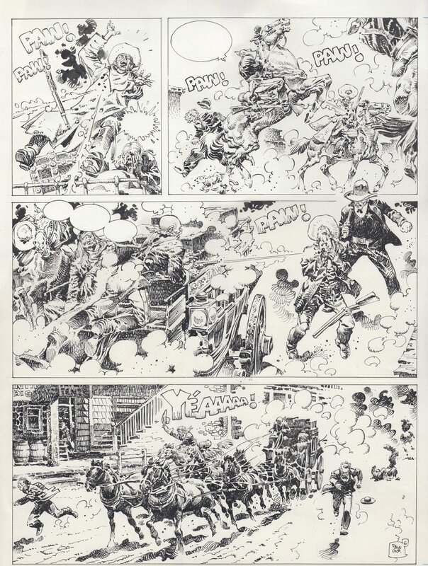 Antonio Hernandez Palacios, Jean-Pierre Gourmelen, Maccoy, L'outlaw, Pág. 6 - Comic Strip