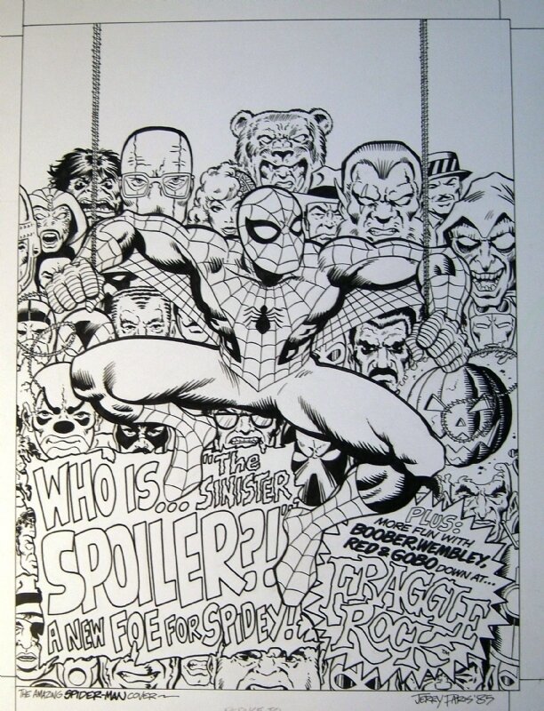 Cover to The Spider-Man Comic 639 by Jerry Paris - Original Cover
