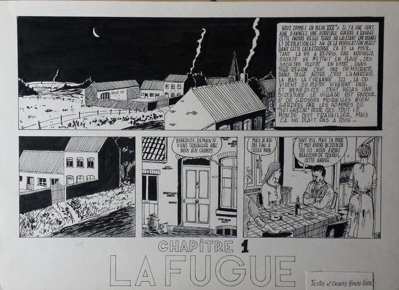 La fugue by Bruno Wesel - Comic Strip