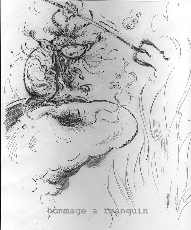 Joalbanese, Diable de franquin hommahe - Illustration originale