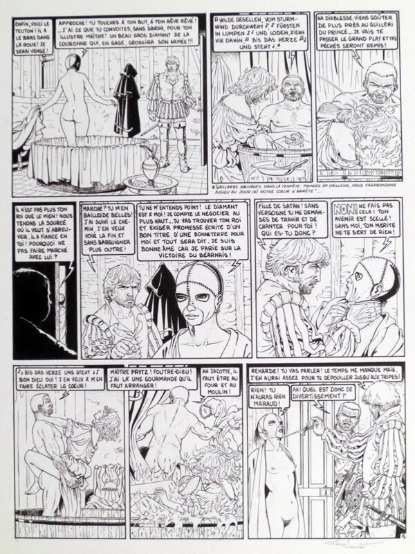 François Dermaut, Chemins de Malefosse T4 p15 - Comic Strip