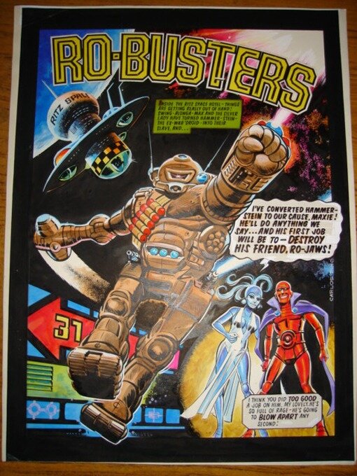 Ro-Busters from Starlord #10 - Carlos Pino - Planche originale