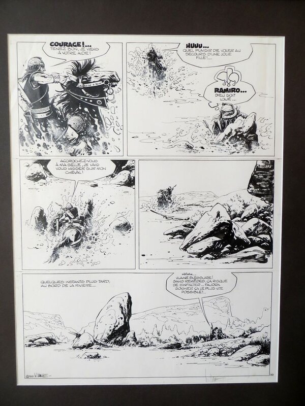 Planche Ramiro par William Vance - Planche originale