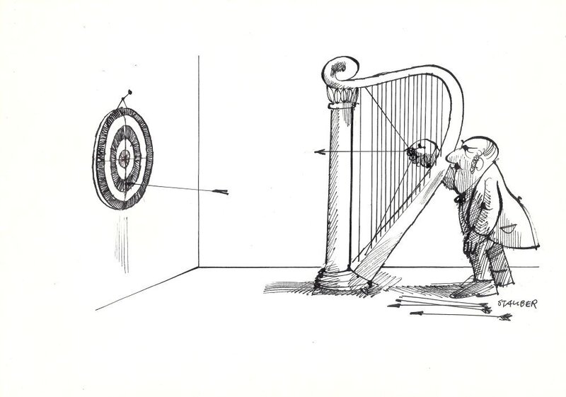 Target shooting by Jules Stauber - Comic Strip