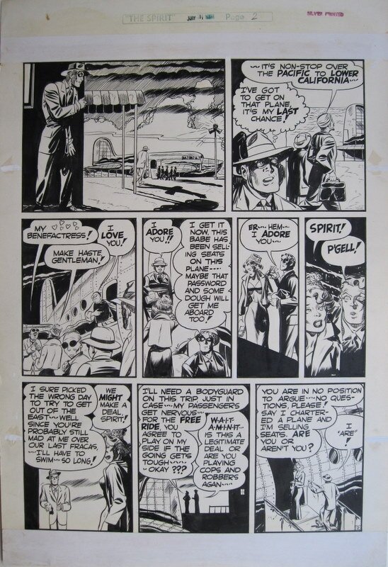 Will Eisner, The spirit - A ticket home page 2 - Comic Strip
