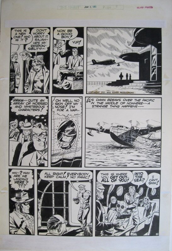 Will Eisner, The spirit - A ticket home page 3 - Comic Strip