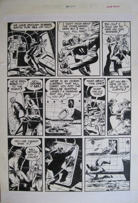 Will Eisner, The spirit - A ticket home page 4 - Comic Strip