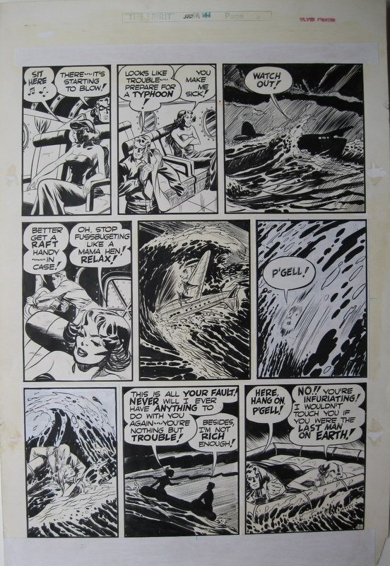 Will Eisner, The spirit - A ticket home page 6 - Comic Strip