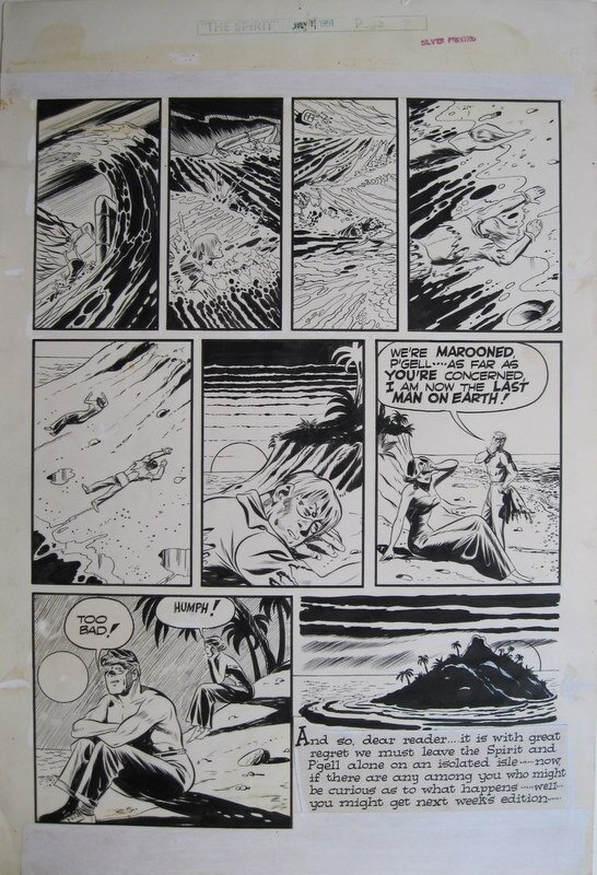 Will Eisner, The spirit - A ticket home page 7 - Comic Strip