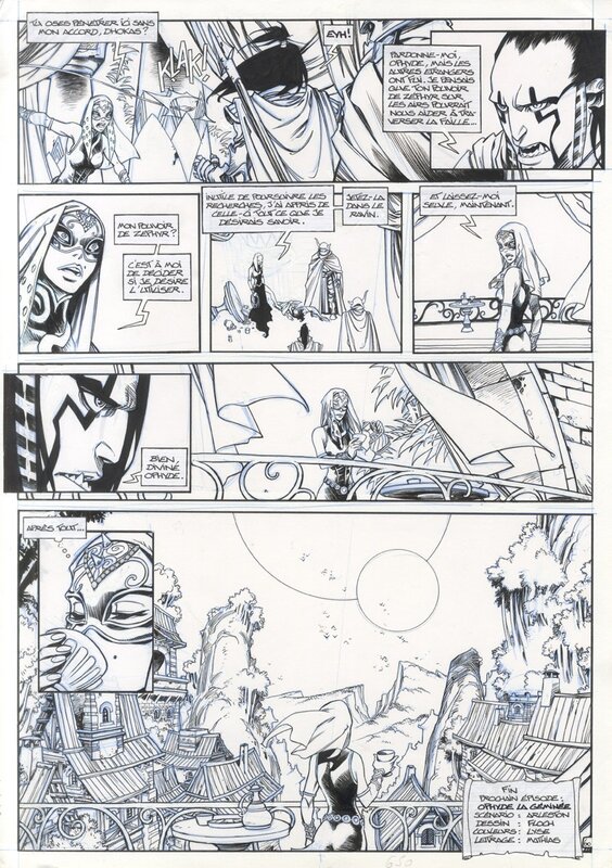 En vente - Adrien Floch, Les naufragés d'Ythaq - Terra Incognita - Planche originale