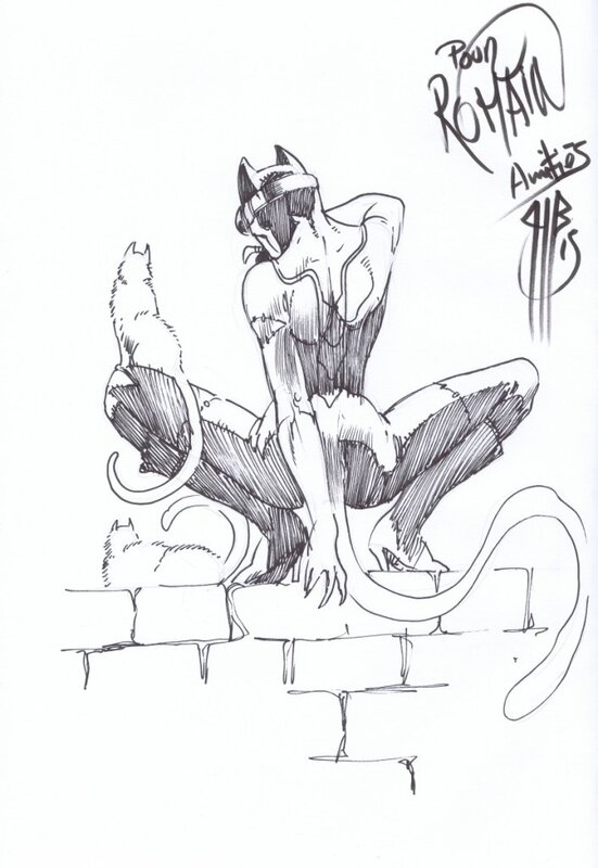 Catwoman par Bringel - Dédicace