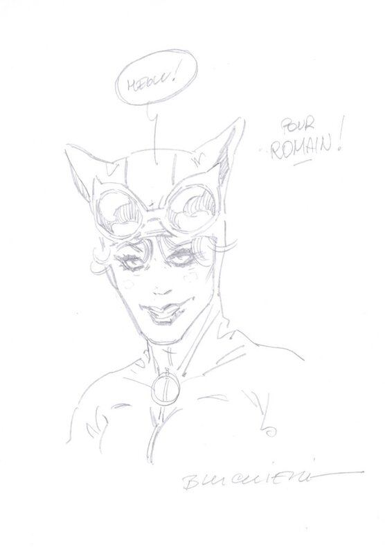 Catwoman par Burchielli - Dédicace