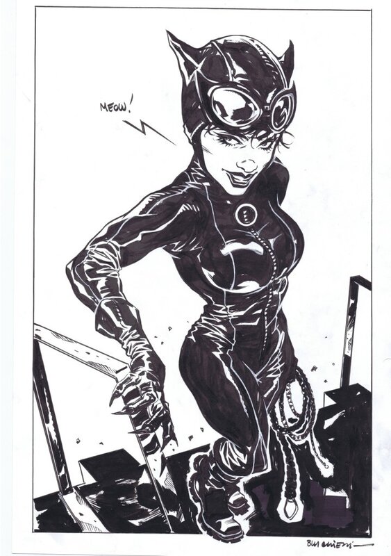 Catwoman par Burchielli - Œuvre originale