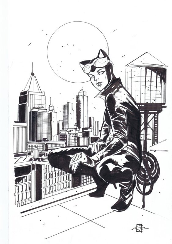 Catwoman par Gianfelice - Original art