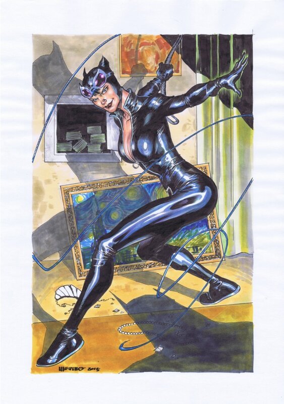 Catwoman par Merino - Œuvre originale