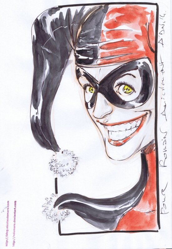 Harley Quinn par Demare - Sketch