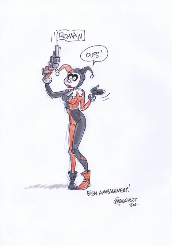 Harley Quinn par Mauricet - Sketch