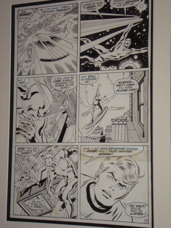 Silver SURFER by John Buscema, Dan Adkins - Comic Strip