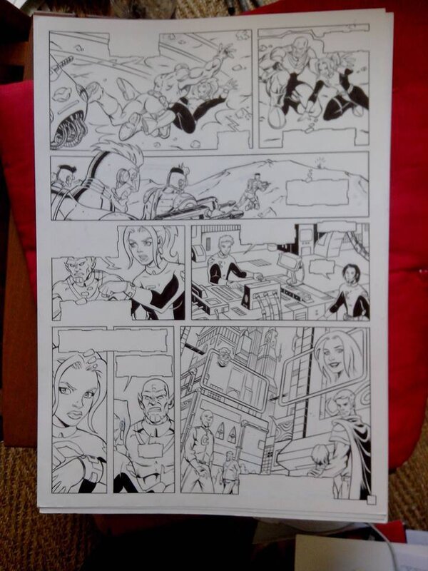 Chris Malgrain, Planche original des apatrides - Comic Strip