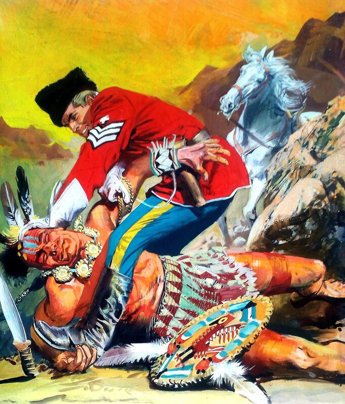 Giorgio De Gaspari, Dick Daring of the Mounties - Couverture originale