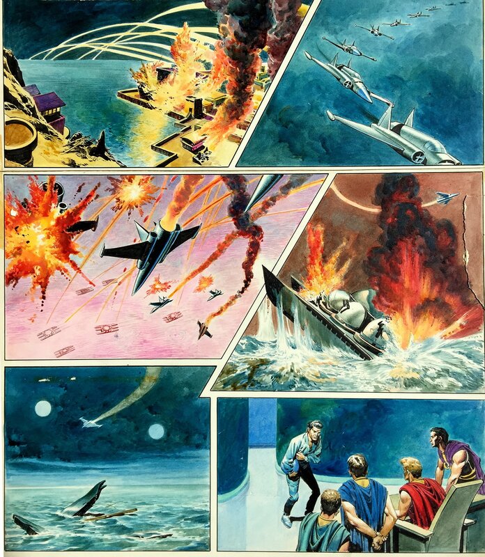 Don Lawrence, Trigan: Revolution in Zabriz - page 55 - Planche originale