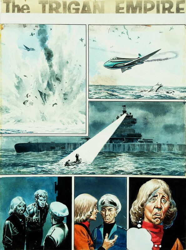 Don Lawrence, Trigan: The Rallu Invasion - page 77 - Planche originale