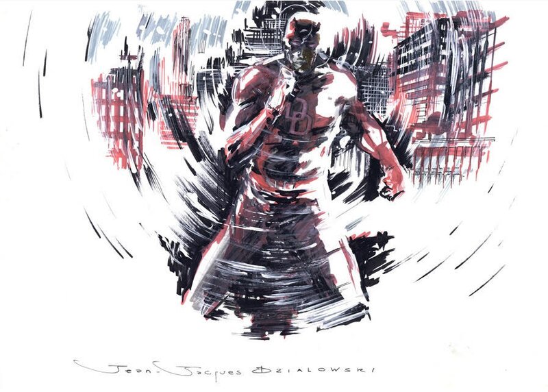 Daredevil par Jean-Jacques Dzialowski - Illustration originale