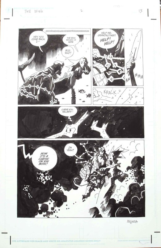 Mike Mignola, The Third Wish #2 Page 13 - Comic Strip