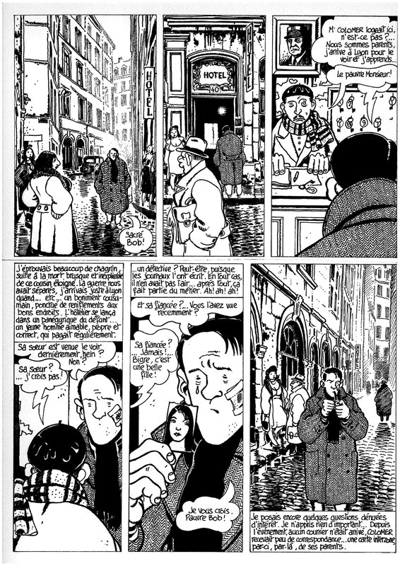 En vente - Jacques Tardi, 120 rue de la Gare - Planche 35 - Planche originale