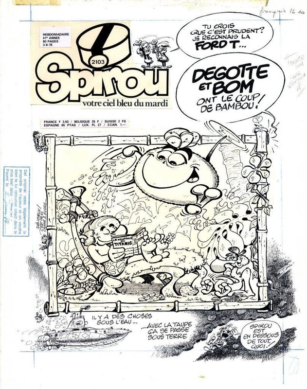 De wereld van Franquin - Le monde de Franquin - Couverture originale