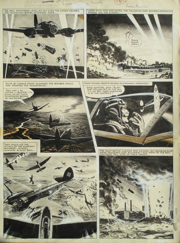 Paddy PAYNE par Joe Colquhoun - Planche originale