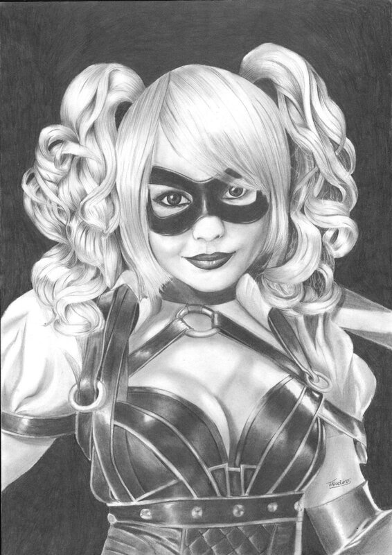 Harley Quinn by Talvanes - Original Illustration