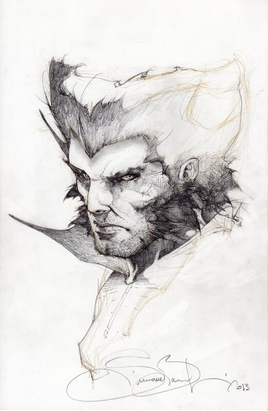 wolverine par Simone Bianchi - Illustration originale