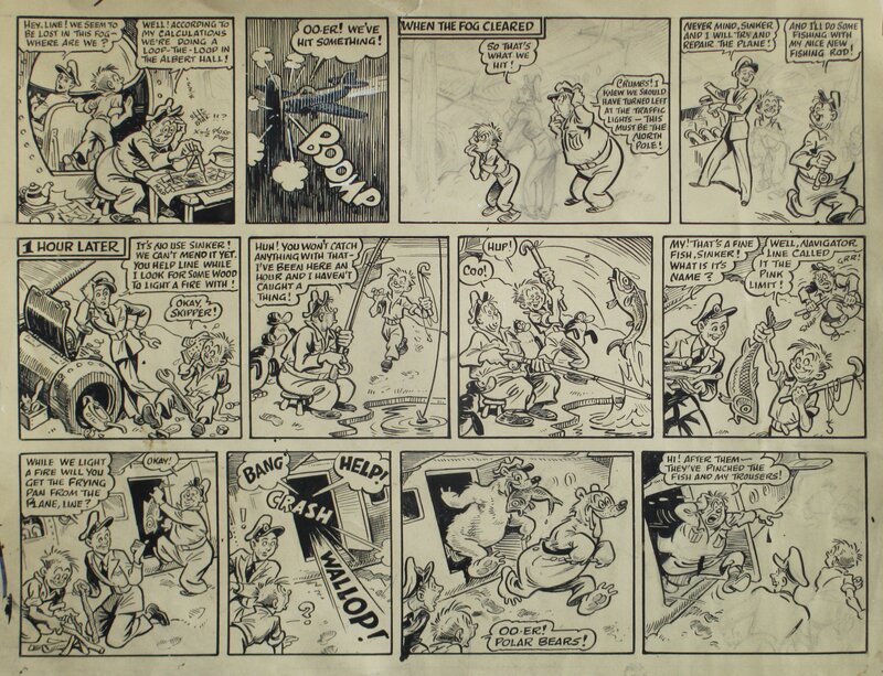 Roy Wilson, Hook , LINE & SINKER - Comic Strip